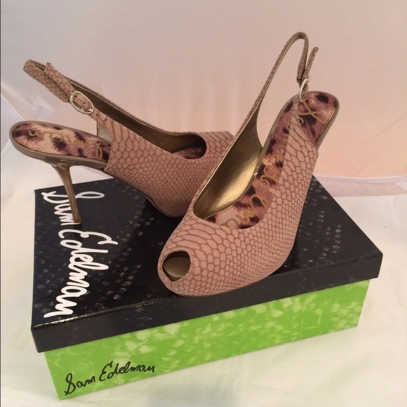 𝅺Sam Edelman Sling Back heels - Picture 1 of 4